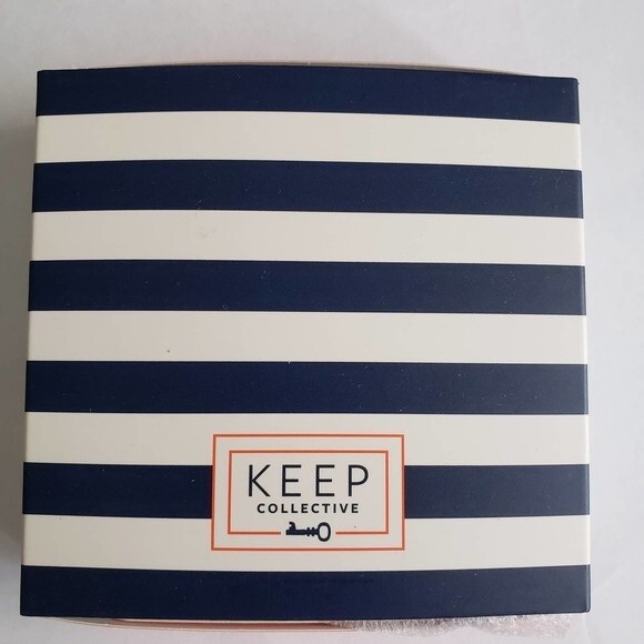 Keep Collective Double Leather Band Charm Bracelet- Mint/Steel Grey - New In Box - Picture 6 of 9